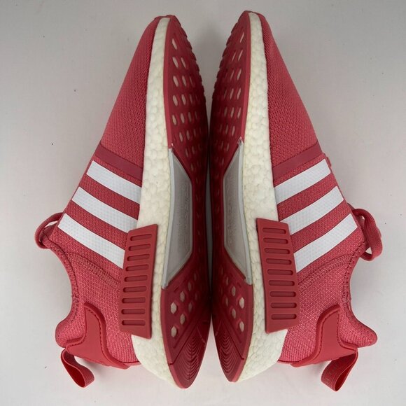 Adidas Womens 029003 Pink NMD R1  Low Top Lace Up Size 9 Running Shoes - Picture 6 of 9